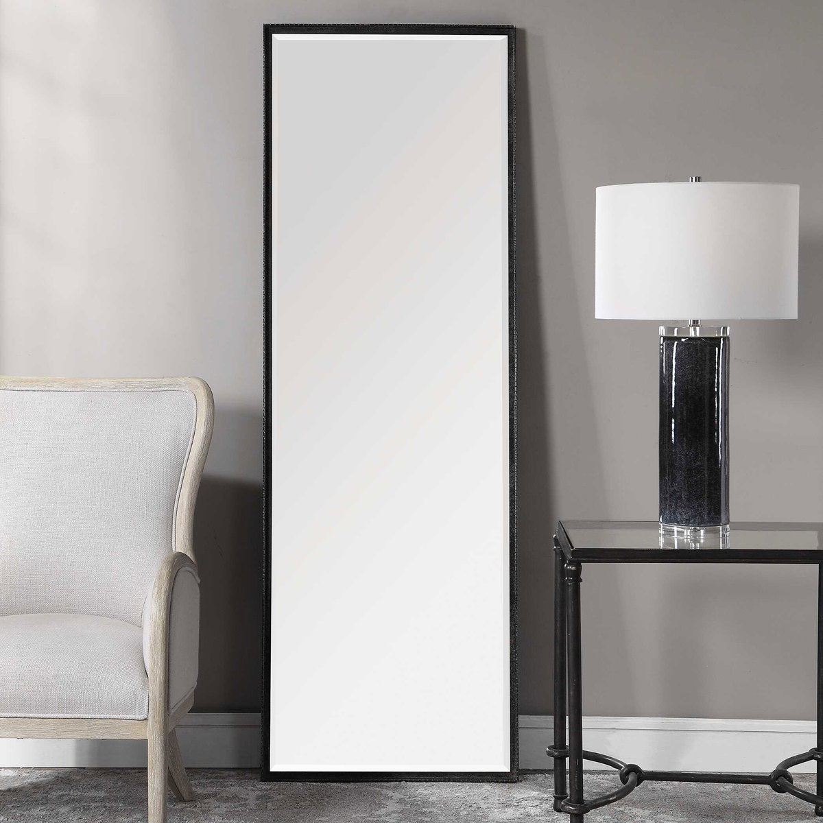 Callan Dressing / Leaner Mirror, by Uttermost, 24.75" width x 72.87" height x 2" depth View 5