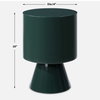 Denison Dark Green Accent Table, Side & End Table by Uttermost, 14" width x 20" height x 14" depth thumbnail 3