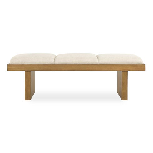 Haden White Upholstery Bench