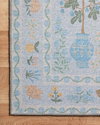 Rifle Paper Co. x Loloi Menagerie Rug, 2'3" length x 5' width thumbnail 3