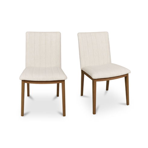 Demi Dining Chair Cream-set Of Two