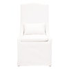 Colette Slipcover Dining Chair, Set of 2, by Essentials for Living, 23" width x 41" height x 27" depth thumbnail 1