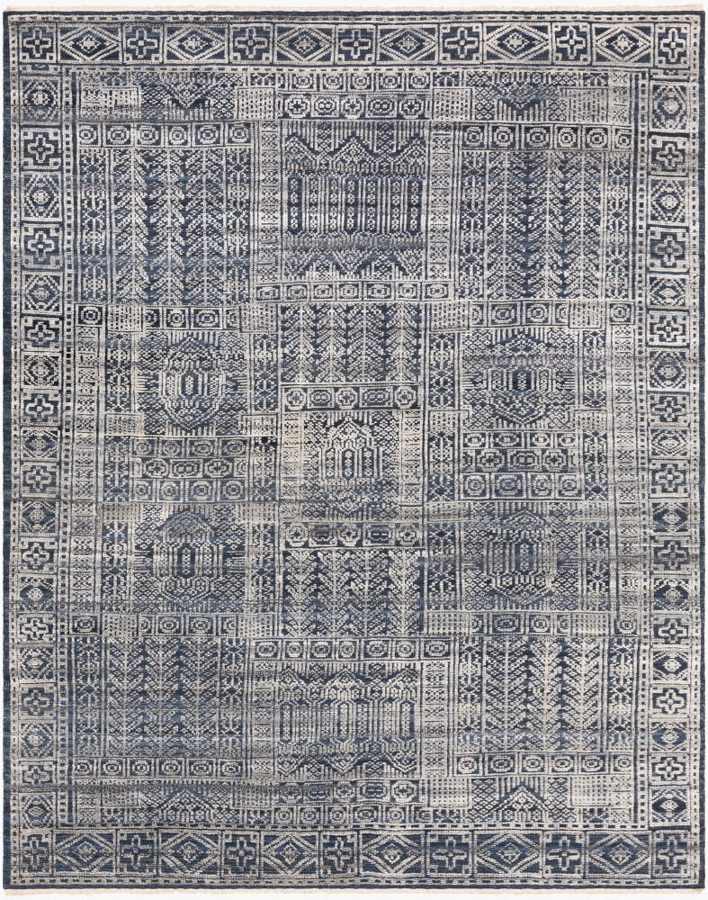 Nobility Handmade Rug, by Surya, 9' length x 6' width