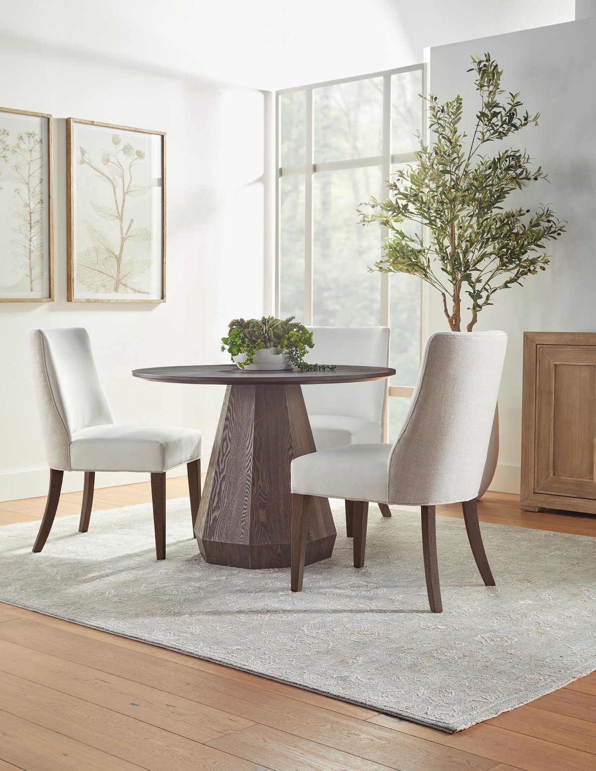 Coulter 42' Round Dining Table, by Essentials for Living, 42" width x 30" height x 42" depth View 8