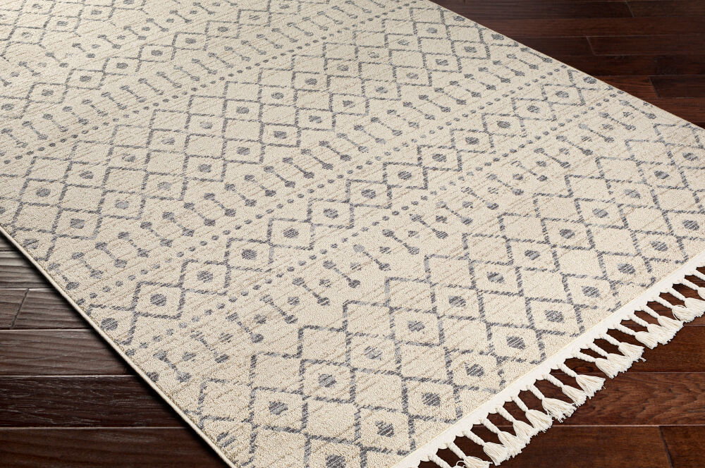 Euphoria Machine Woven Rug, by Surya, 7'2.61" length x 5'2.99" width