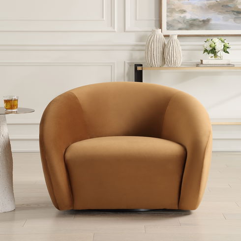 DeSoto Hazlenut Swivel Chair