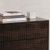 Denman 3 Drawer Nightstand Dark Brown thumbnail 9