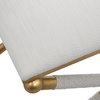 Socialite White Small Bench, Benche by Uttermost, 24" width x 20.25" height x 17" depth thumbnail 6