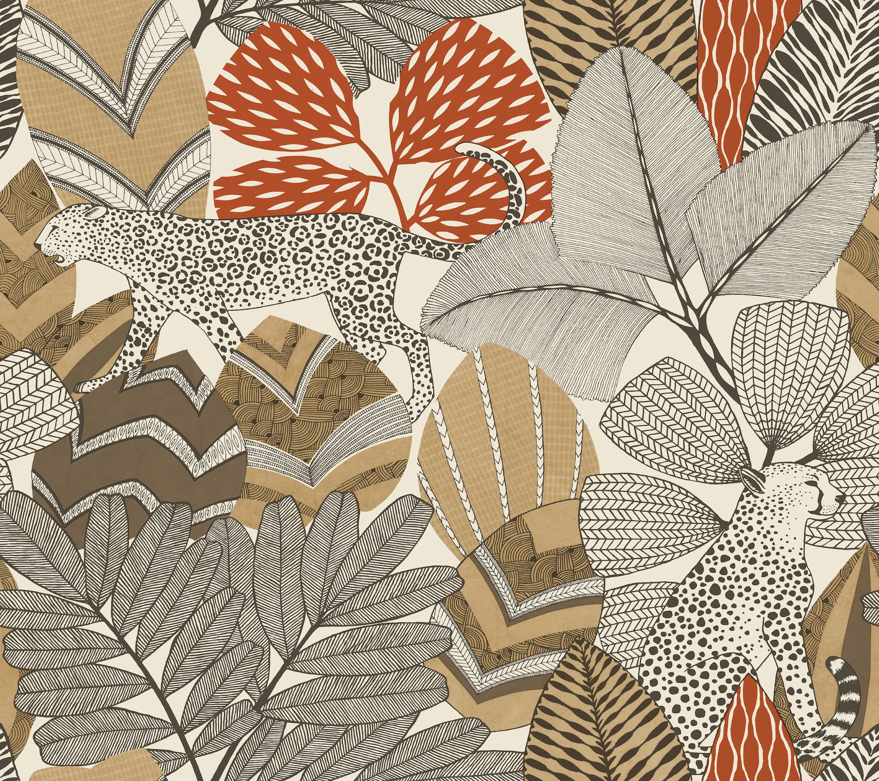 Namiri Ochre Wallpaper large image 