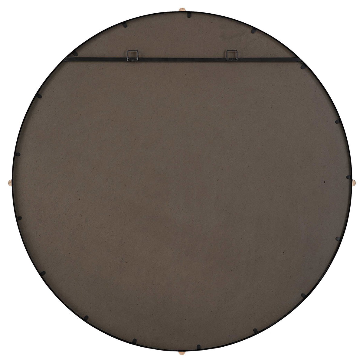 Bonded Round Black Mirror, by Uttermost, 48.87" width x 48.87" height x 2.37" depth View 7