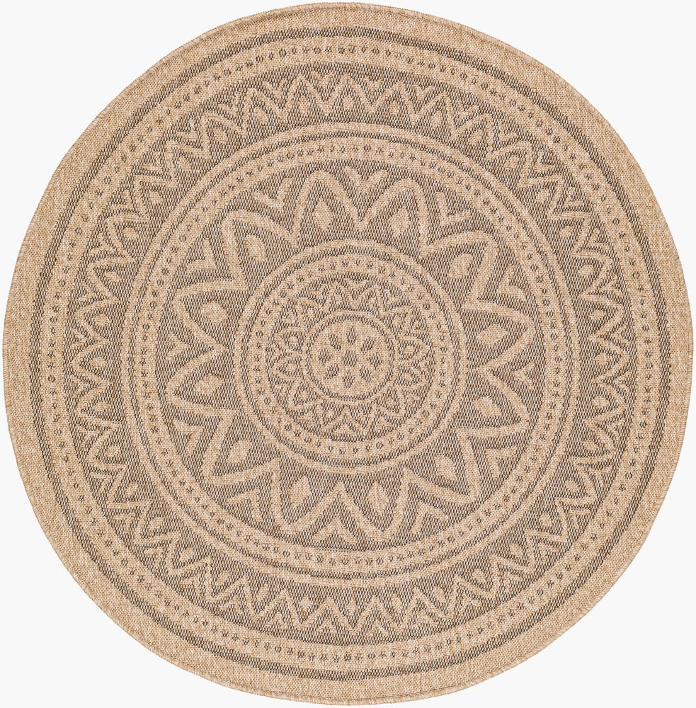 Encore Machine Woven Rug, by Surya, 5'2.6" length x 5'2.6" width