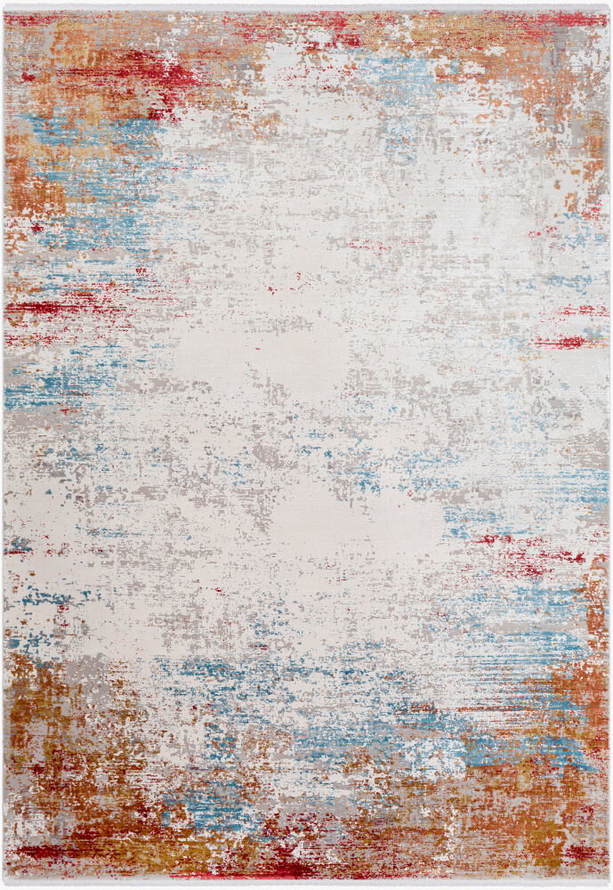 Solar Machine Woven Rug, by Surya, 9'6.17" length x 6'5.16" width