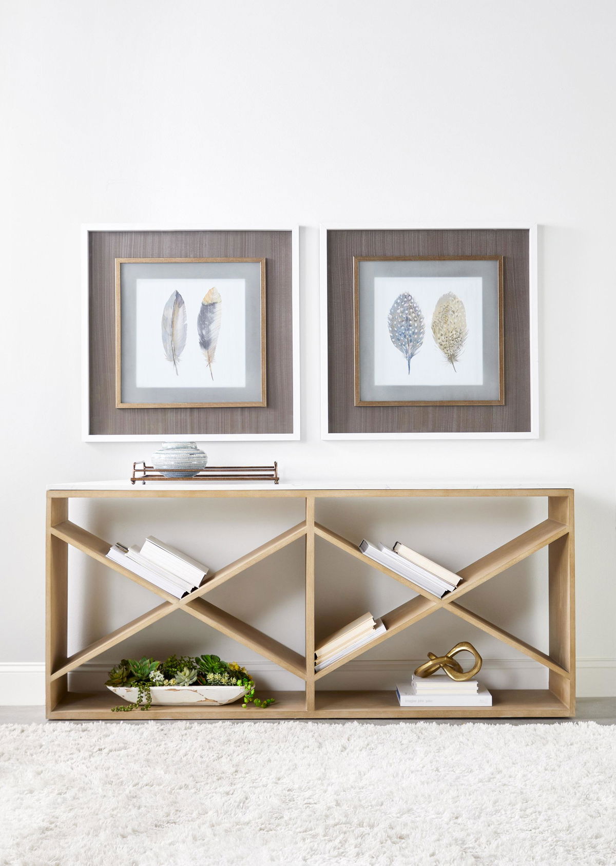 Cellar Console Table, by Essentials for Living, 71" width x 31.5" height x 13.75" depth View 9