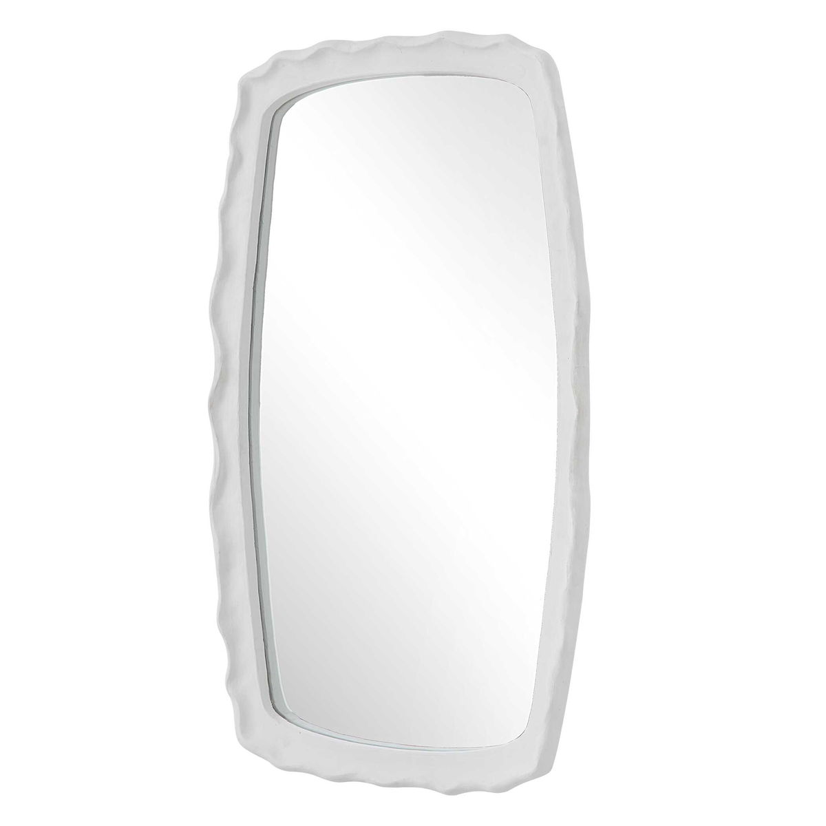 Marbella White Mirror, by Uttermost, 22" width x 37.8" height x 2.5" depth View 5