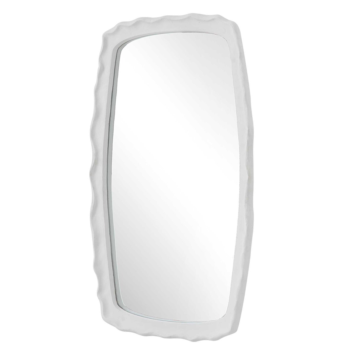 Marbella White Mirror, by Uttermost, 22" width x 37.8" height x 2.5" depth View 5