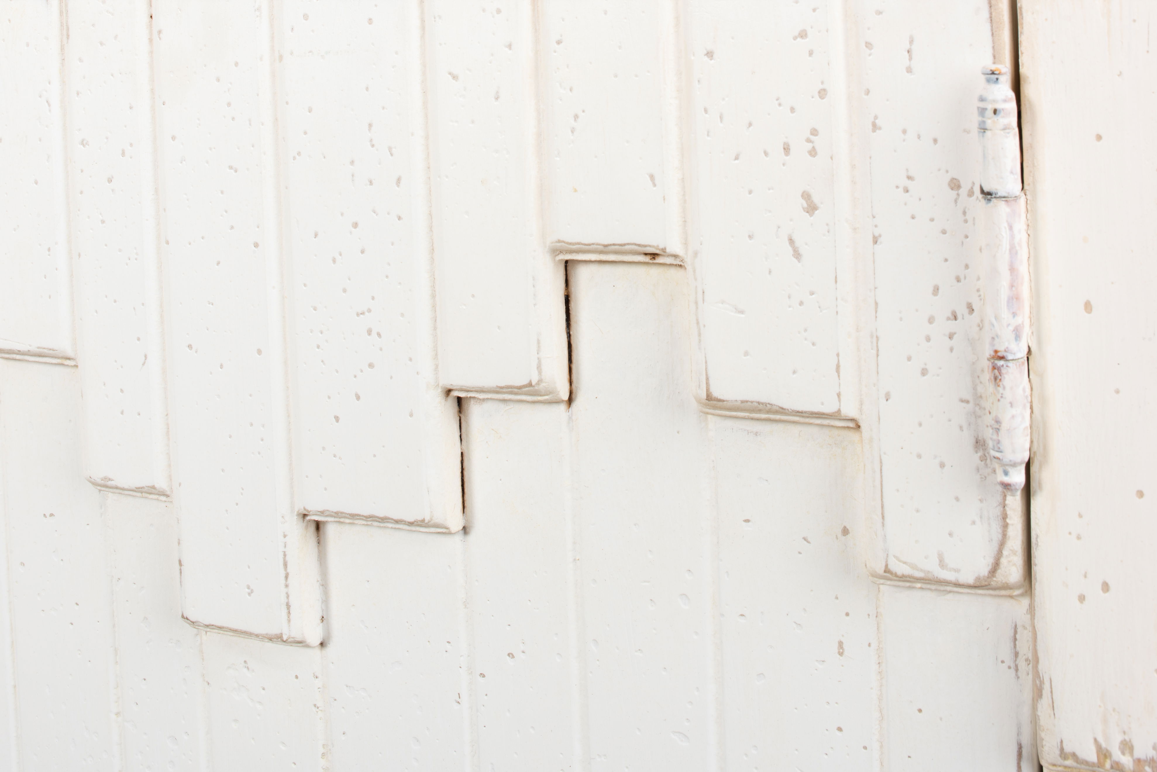 Aztec Sideboard On Stand, Whitewash large image 