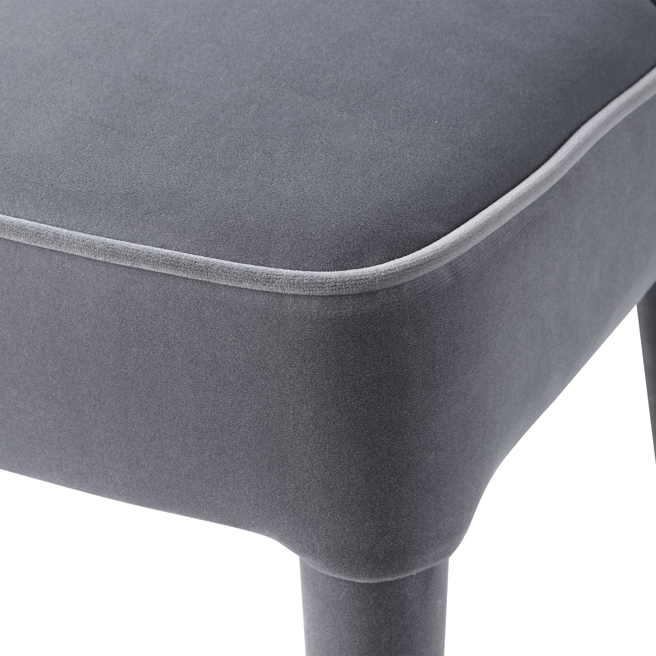 Brie Armless Chair Gray Set Of 2 large image 