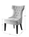 Arlette Tufted Wing Chair thumbnail 2