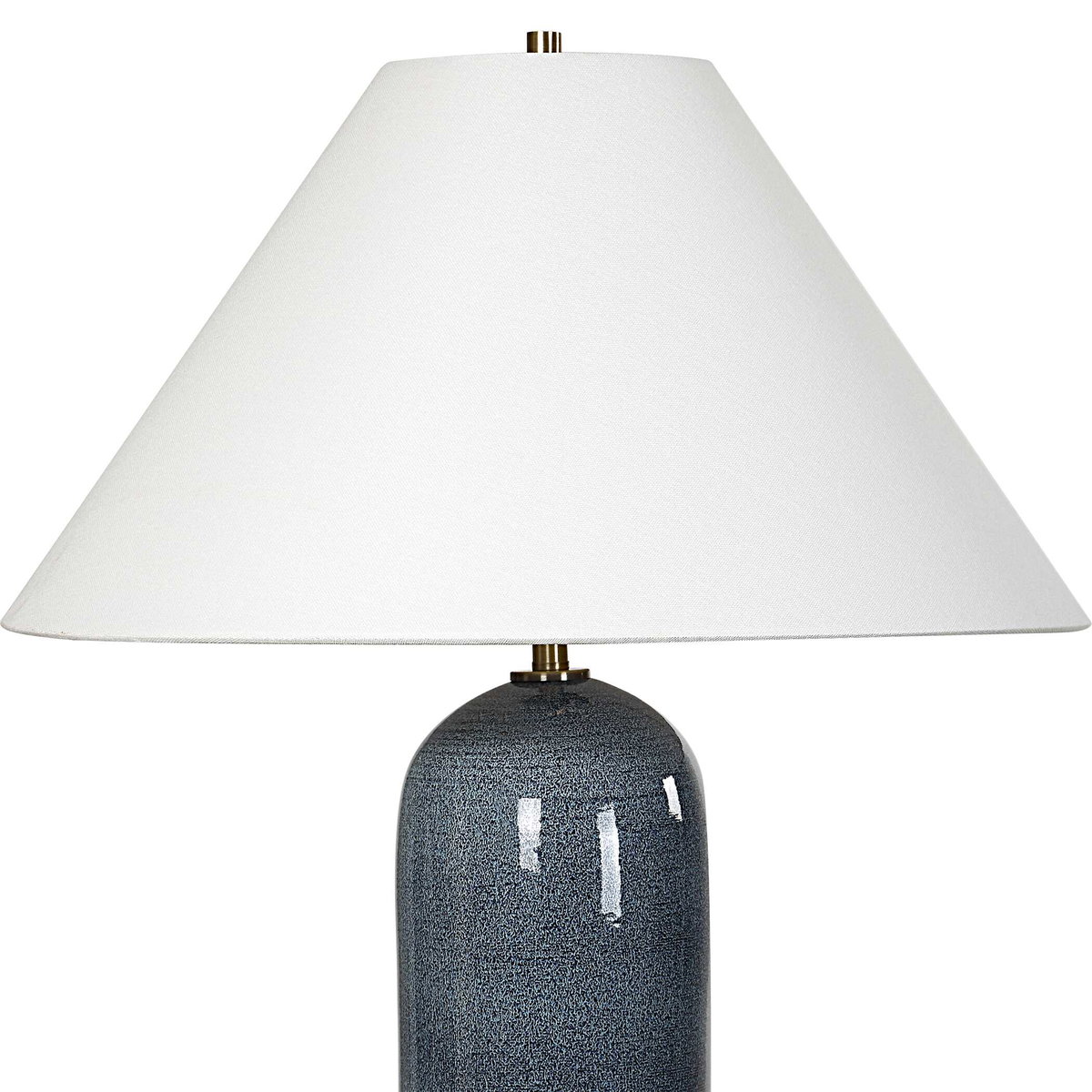 Mayetta Deep Blue Table Lamp, by Uttermost, 19.5" width x 27.75" height x 19.5" depth View 6