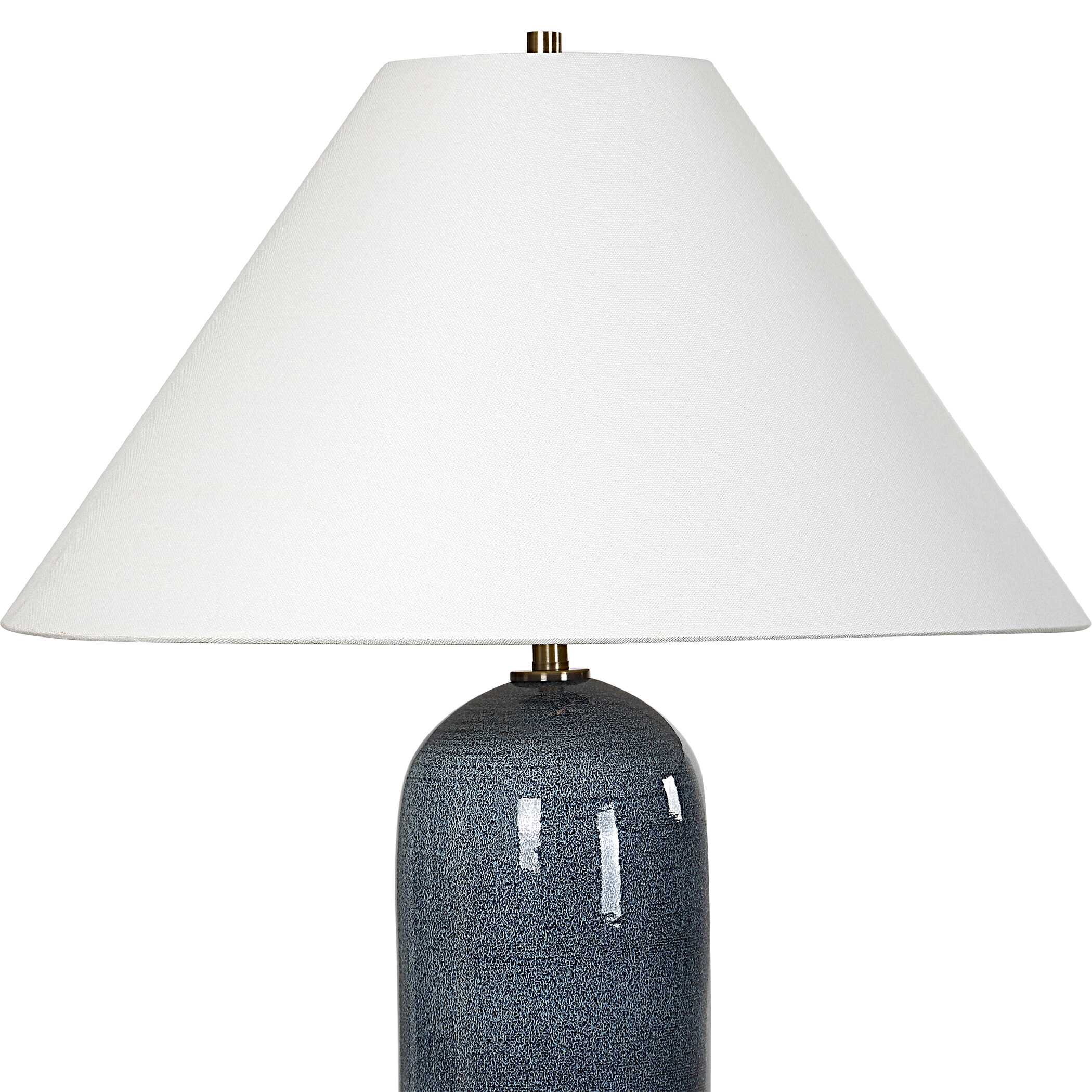 Mayetta Deep Blue Table Lamp large image 
