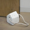 Raena White Marble House Door Stopper, Decorative Object by Mercana, 4" length x 4" width x 4.75" height thumbnail 4