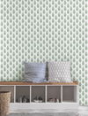 Paisley on Calico Green Wallpaper thumbnail 2