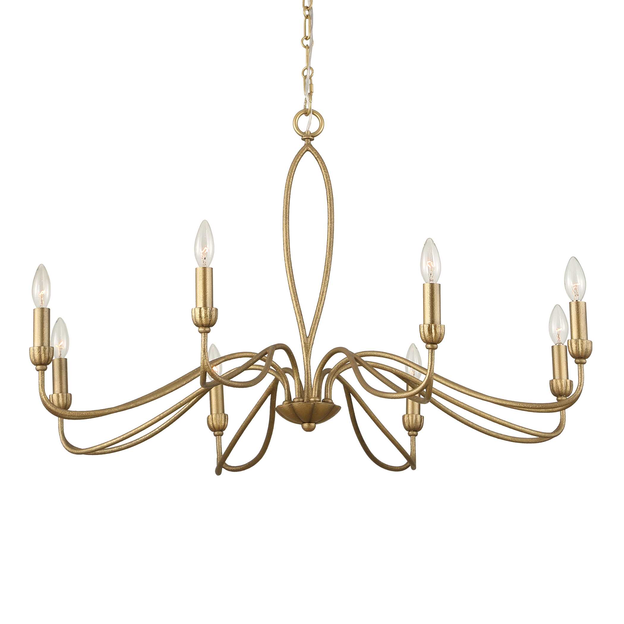 Corella 8 Light Chandelier large image 