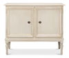 2 Door Sideboard, Bright Lime White, Cabinets & Sideboard by Sarreid, 42" length x 16" width x 36" height thumbnail 2