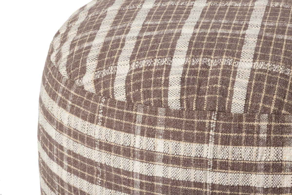 Chris Loves Julia x Loloi Wallace Chocolate, Ottoman, 36" width x 22" height x 36" depth View 4
