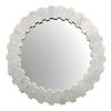 Raquel Mirror White, by Dovetail, 38.7" width x 1" height x 38.7" depth thumbnail 1