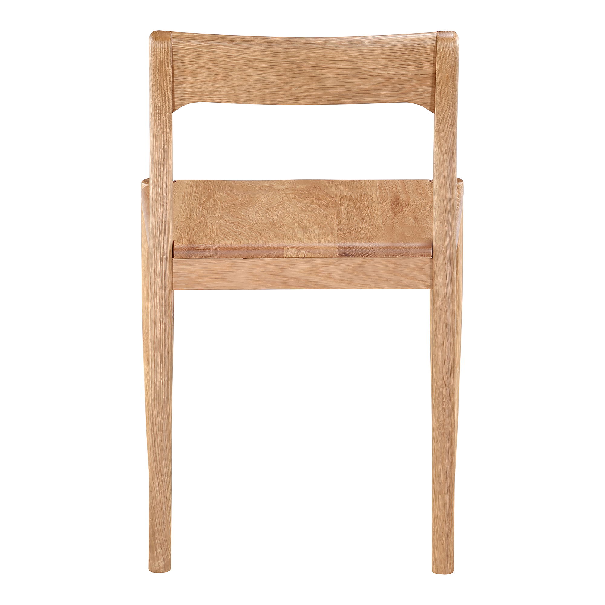 Owing Dining Chair Natural Oak - Set Of Two, by Moe's Home, 19.5" width x 30" height x 20" depth View 6