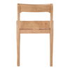 Owing Dining Chair Natural Oak - Set Of Two, by Moe's Home, 19.5" width x 30" height x 20" depth thumbnail 6