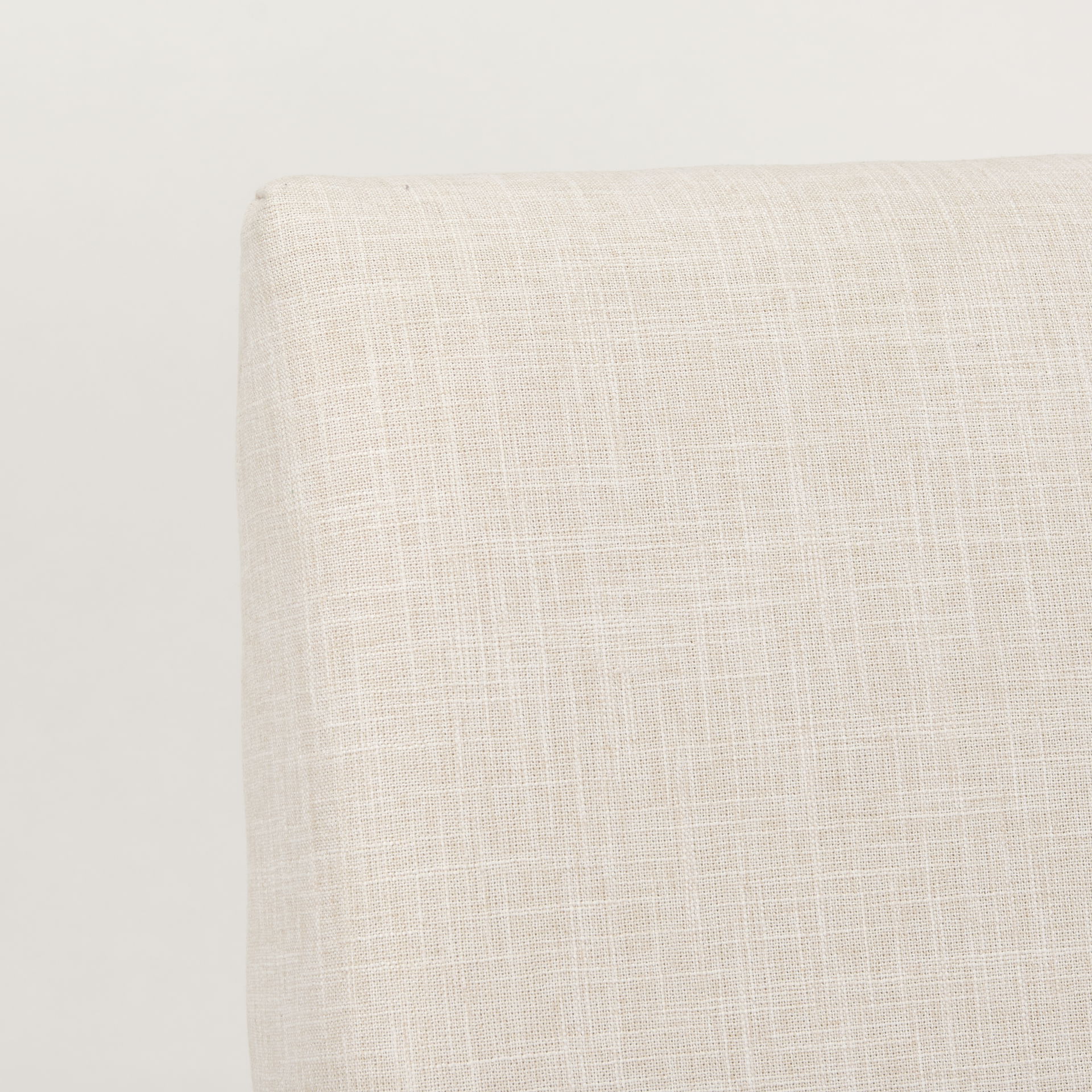 Palisades Cream Upholstery with Solid Wood Armless Dining Chair, by Mercana, 24.02" length x 25.59" width x 36.22" height View 10