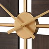 Walnut Elegance Wall Clock, by Uttermost, 42.12" width x 42.12" height x 2.62" depth thumbnail 5