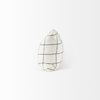 Suzanne 14x26 White/Black Square Pattern Pillow Cover, Decorative Pillow by Mercana, 14" length x 26" width x 0.2" height thumbnail 6