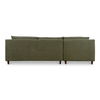 Hutton Left Sectional Olive, Sectional Sofa by Moe's Home, 100" width x 36.2" height x 29.8" depth thumbnail 4