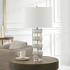 Band Together Crystal & Wood Table Lamp thumbnail 3