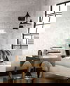 Cubist Cityscape Grey Peel & Stick Wallpaper thumbnail 1