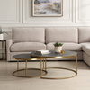Aragon Gray Nesting Coffee Tables Set/2, by Uttermost, 40" width x 17.5" height x 40" depth thumbnail 2