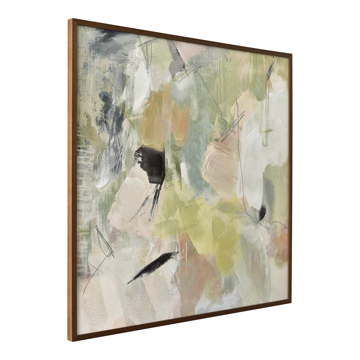 Serendipity Framed Painting, by Moe's Home, 48" width x 48" height x 2.25" depth View 2
