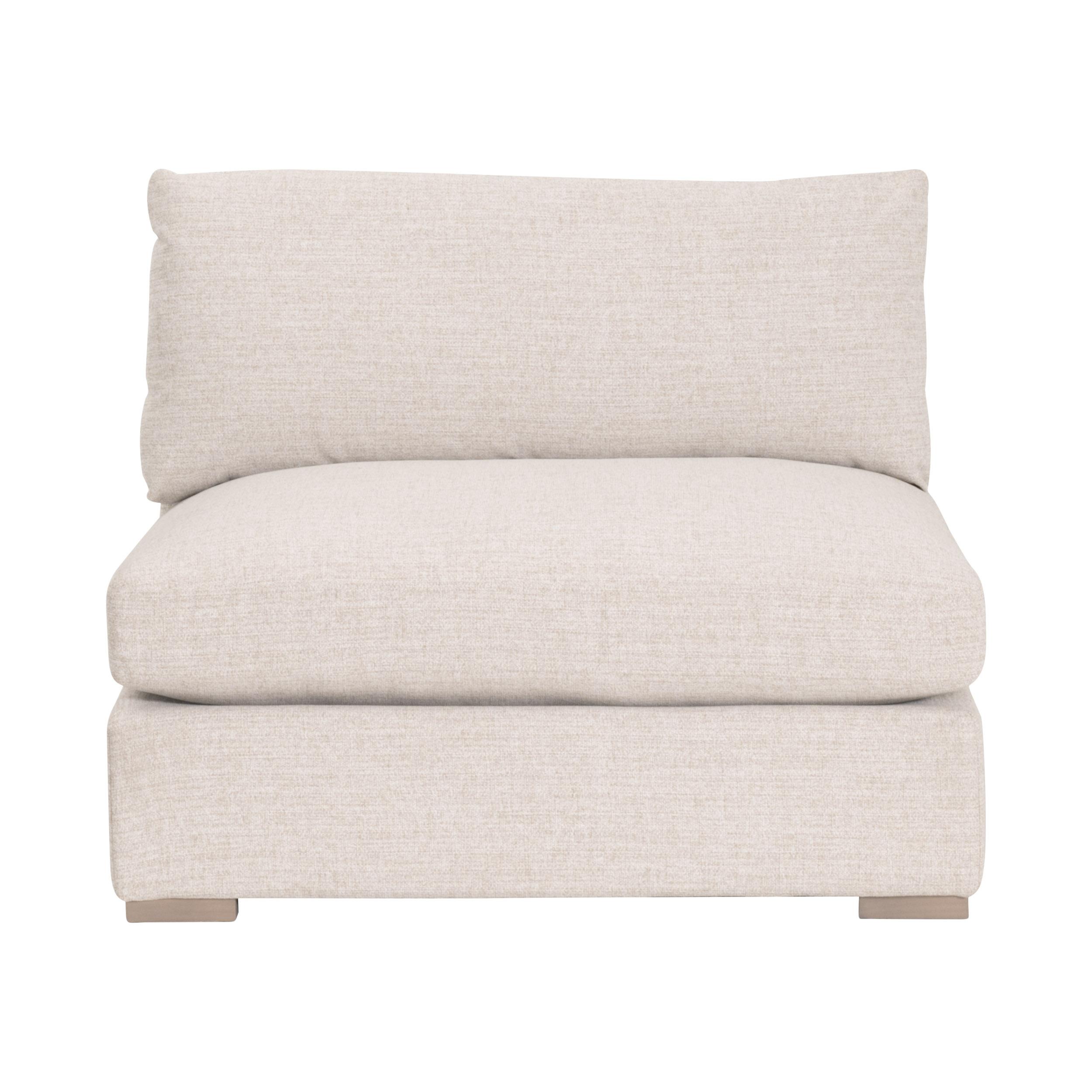 Newport Outdoor Modular 1-Seat Armless Chair large image 
