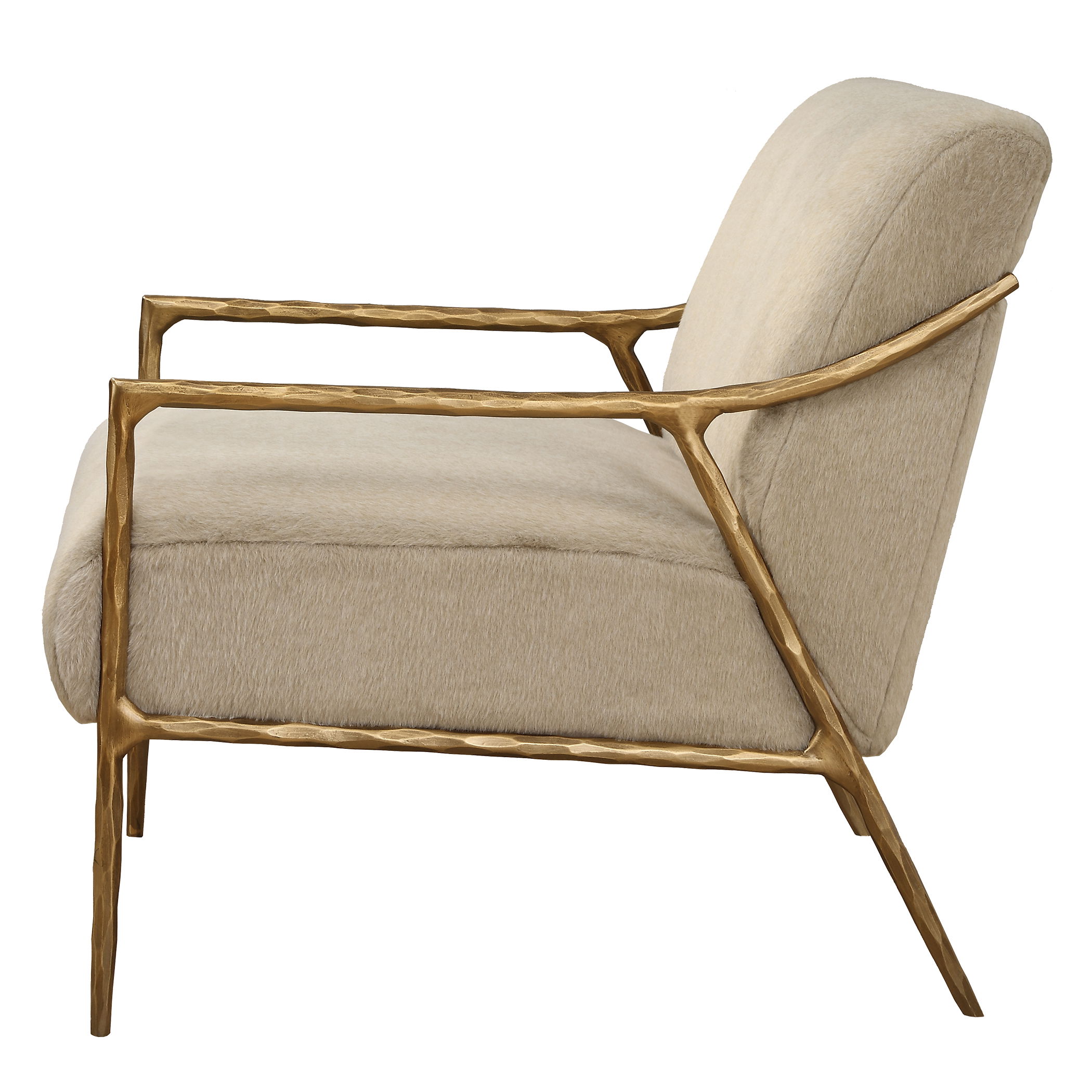 Kashmir Aged Gold Accent Chair large image 