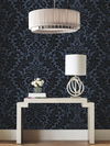 Modern Romance Navy Wallpaper thumbnail 2