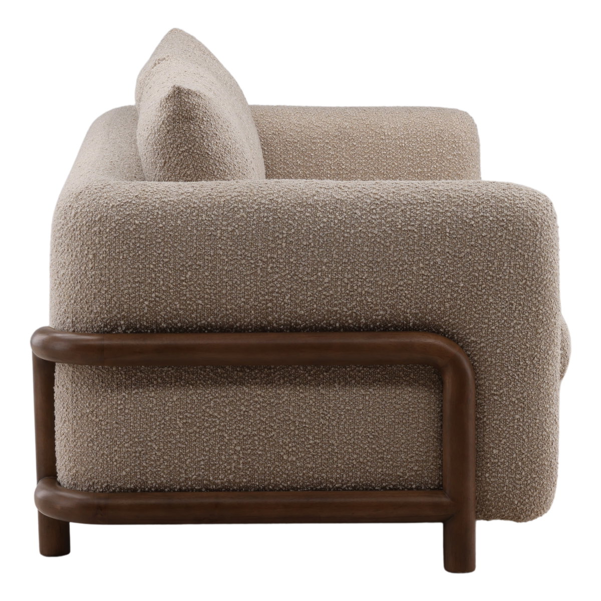 Esai Sofa Sand, Sofas & Sectional by Dovetail, 94.88" width x 32.87" height x 38.75" depth View 3