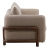 Esai Sofa Sand, Sofas & Sectional by Dovetail, 94.88" width x 32.87" height x 38.75" depth thumbnail 3