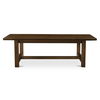 Wilson Dining Table Small Warm Brown, by Moe's Home, 98" width x 30" height x 40" depth thumbnail 1