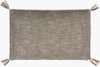 Braided Bisa Lumbar Pillow, Decorative Pillow by Surya, 14" length x 22" width thumbnail