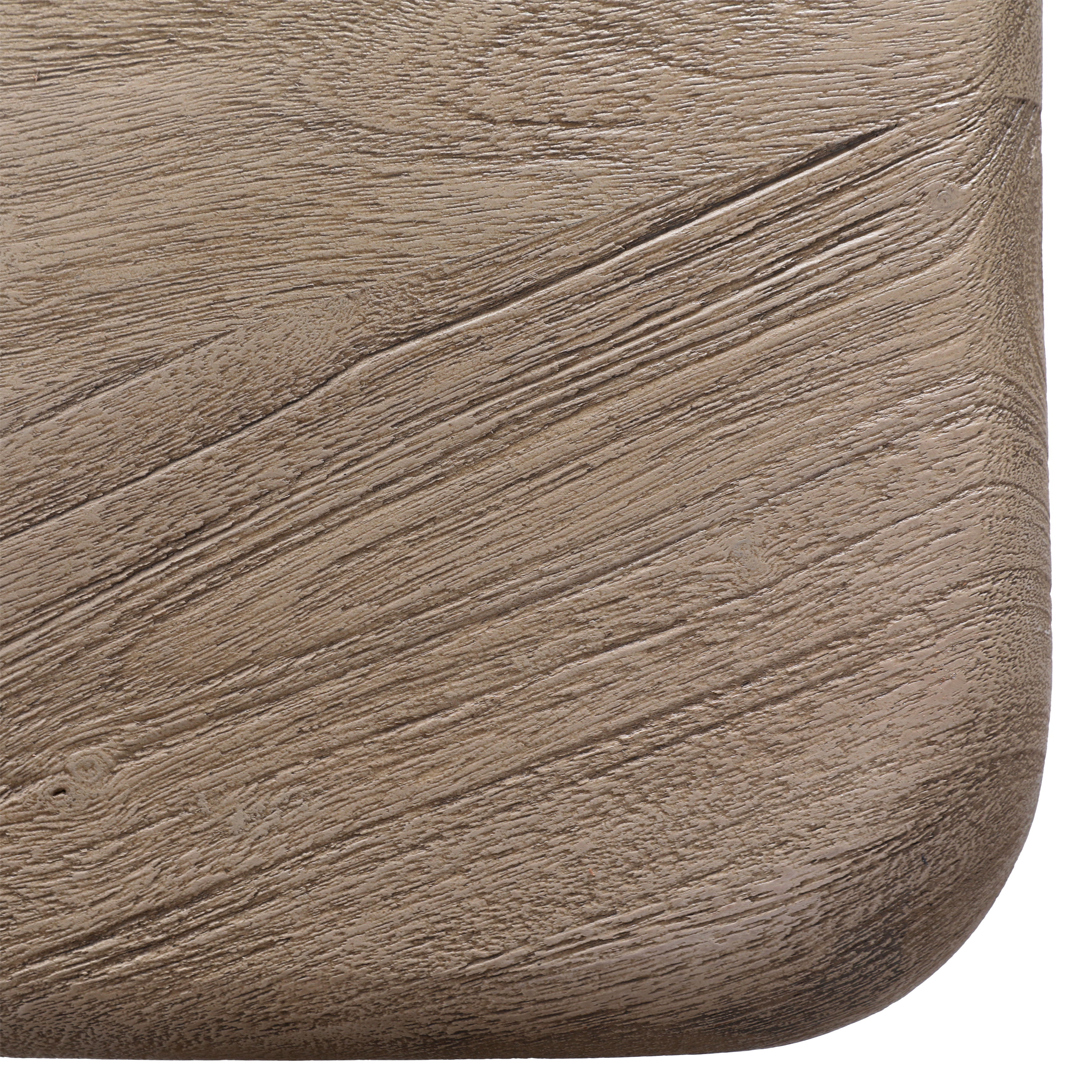 Marci Dining Table Weathered Natural 79', by Dovetail, 79" width x 30" height x 38.2" depth View 4