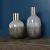 Onega I Short Gradient Blue Glass Gourd Style Vase thumbnail 1