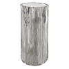 Echo Modern Nickel Drink Table, Side & End Table by Uttermost, 10.5" width x 22.75" height x 10.5" depth thumbnail 1